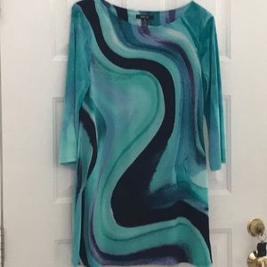 Style & Co Turkois Multi Tunic/Dress